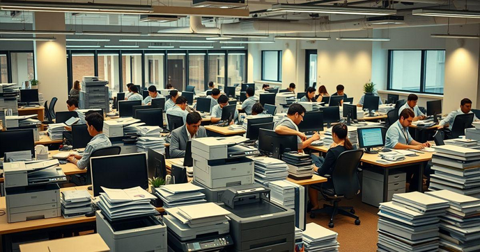 Serviço de outsourcing de impressão transforma a gestão de documentos e reduz custos Serviço de outsourcing de impressão transforma a gestão de documentos e reduz custos