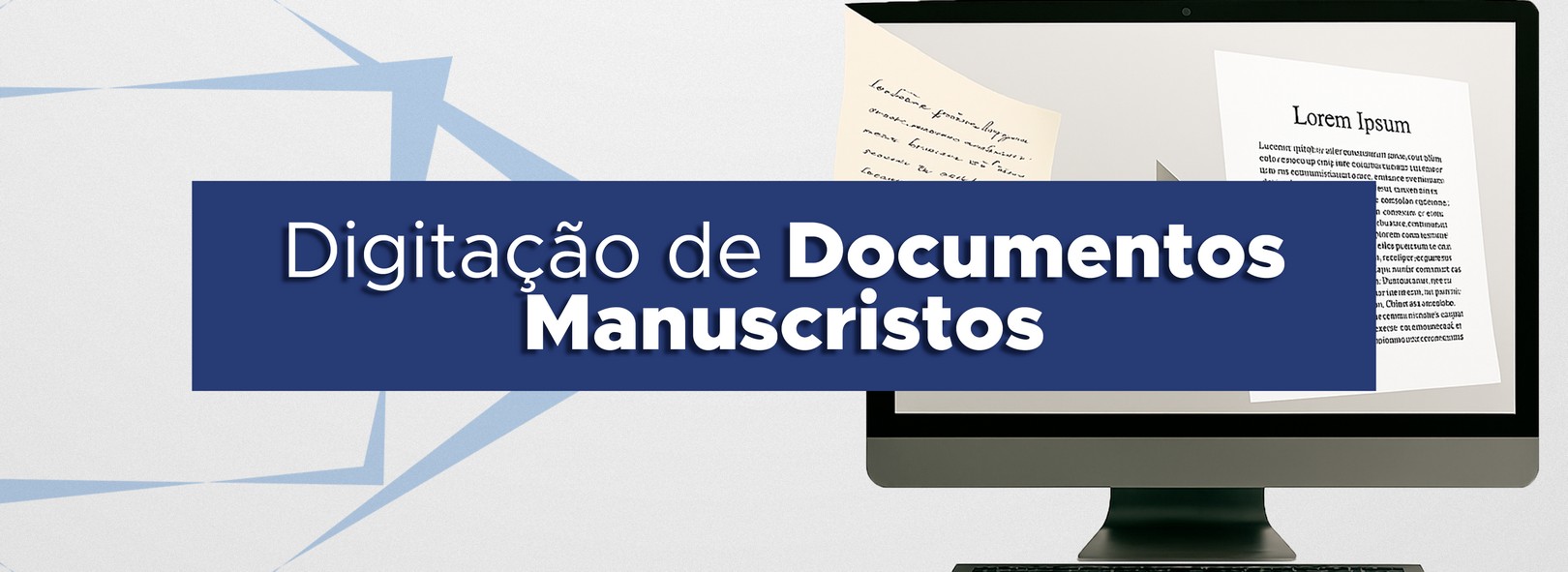 Digitação de documentos e manuscritos Digitação de documentos e manuscritos